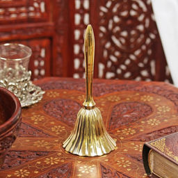 Колокольчик латунь "Цветочек" 7,5х7,5х16 см