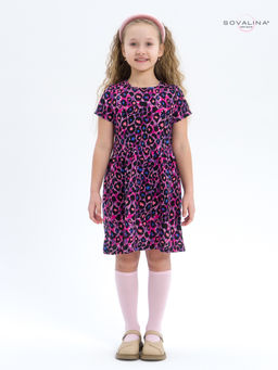 Платье Лето фуксия лео - Sovalina фото 5
