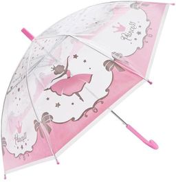 Зонт детский прозрачный Принцесса,   48см,