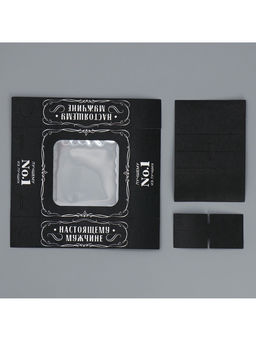 Цена за 5 шт. Коробка под 4 конфеты Настоящему мужчине, 10.5 х 10.5 х 3.5 см - Дарите счастье фото 6