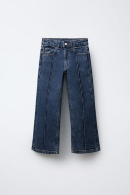 WIDE-LEG PINTUCK JEANS