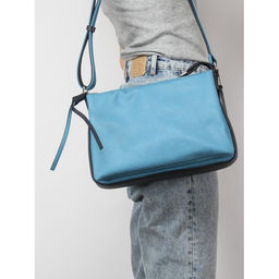 Сумка женская искусственная кожа ADEL-230/4в/ММ, 5отд. плеч/рем. синеголубой 259190 - Adelia фото 5