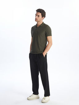 Polo Yaka K?sa Kollu Pike Erkek Ti??rt