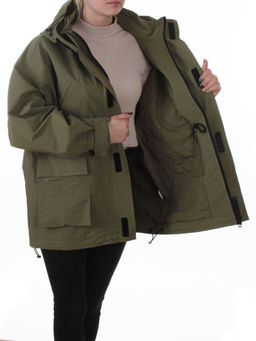 3097 GREEN Куртка демисезонная женская (100 гр. холлофайбер) - Fashion фото 7