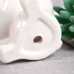 Кашпо 10,5х8x10 см Животные / WN44 /уп 6/72/ белое (Лев ) - Галеонтрейд фото 8