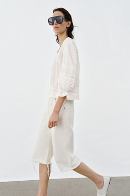 BLUSA ROM?NTICA ZW COLLECTION / Crudo - Zara фото 2