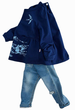 Футболка (лонгслив) UD 2267 синий - Mini maxi фото 6