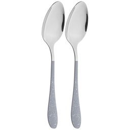 НАБОР ЛОЖЕК СТОЛОВЫХ, 2 ШТ БЕЗ УПАК. ДЛИНА = 20.5СМ