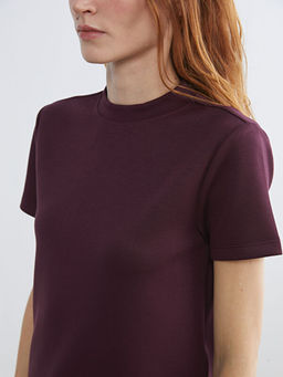 Bisiklet Yaka Kad?n Ti??rt