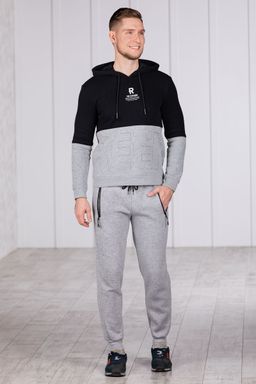 Брюки спортивные 
 3.MA004B-серый-светлый