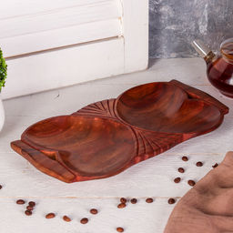 Менажница Сердечки, 30?15.5?3 см, дерево