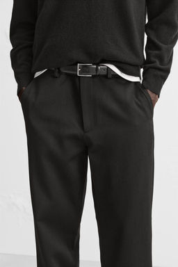 COTTON - WOOL TROUSERS - Zara фото 5