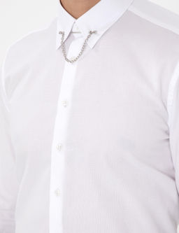 Beyaz Slim Fit Smokin G_mlek - Pierre cardin фото 7