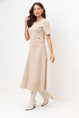 ЕВТ 5058/темно-бежевый платье жен