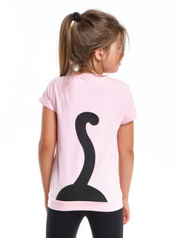 Футболка для девочки	 UD 0783 розовый - Mini maxi фото 3