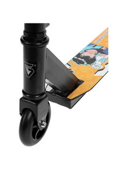 Самокат трюковой GRAFFITI Zigzag 23, колёса PU 100 мм, 85А, цвет чёрный