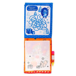 Книжка для рисования Новогодние приключения Дедушки Мороза с водным маркером - Буква-ленд фото 9