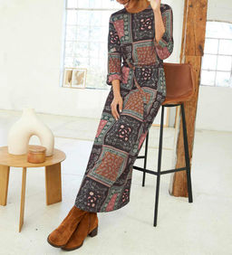 Платье, черно-розовое