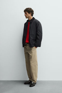 CONTRAST COLLAR PARKA - Zara фото 4