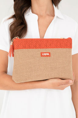 Женский оранжевый кошелек Неожиданная скидка в корзине