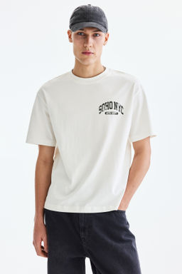Camiseta con estampado Loose Fit - H&m фото 12