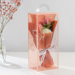 Букет из мыльных лепестков для ванны Гвоздики, подарочный, 11?8?25 см