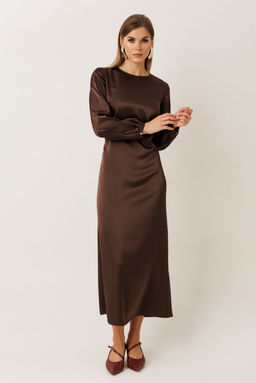 Платье KOKOdea 70012 шоколад фото 3
