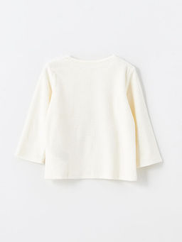 Bisiklet Yaka Uzun Kollu K?z Bebek Pijama ?st - Waikiki фото 2