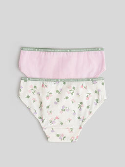 ACOOLA / Трусы детские для девочек в наборе из 2шт Granat цвет в ассортименте  фото 2