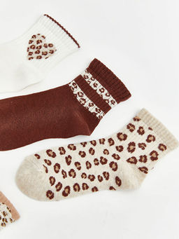 Desenli K?z ?ocuk Soket ?orap 5li