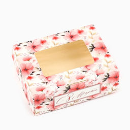 Цена за 5 шт. Коробка складная С 8 Марта!, 10?8?3.5 см