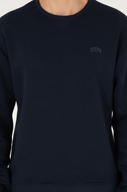Мужской темно-синий базовый свитшот - U.s. polo assn фото 6