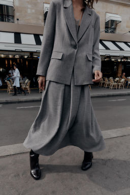 HERRINGBONE BLAZER WITH SHOULDER PADS - Zara фото 5