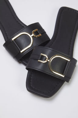 Trendyol Shoes Bej Metal Aksesuar Detayl? Kad?n Terlik TAKSS25TE00015 - Trendyolmilla фото 16