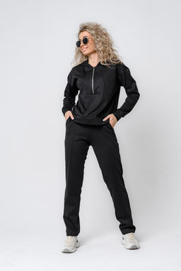 Костюм спортивный без начеса на молнии 43065