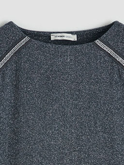 Bisiklet Yaka Kad?n Ti??rt