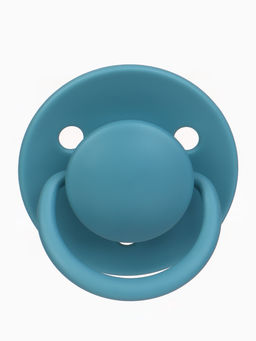 Соски-пустышки, от 6 мес., латекс, классические, в контейнере, набор из 2 шт., серый/серо-синий, M&B