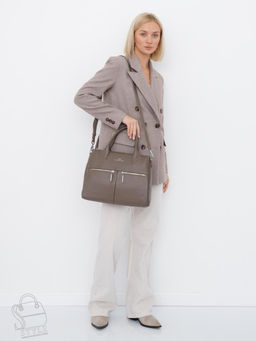 Сумка женская кожаная 2005Y d.apricot Polina&Eiterou  в Новосибирске