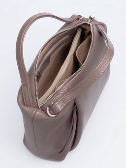 Женская кожаная сумка Richet 2645LN 612 Тауп