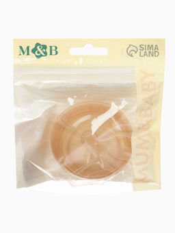 Соска для бутылочки, +6(Х) мес., M&B, ШГ Ø70 мм