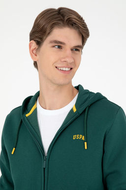 Мужской темно-зеленый свитшот Неожиданная скидка в корзине - U.s. polo assn фото 2