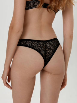 CONTE Трусы танга TATOUAGE RP6041 черный - Conte elegant фото 2