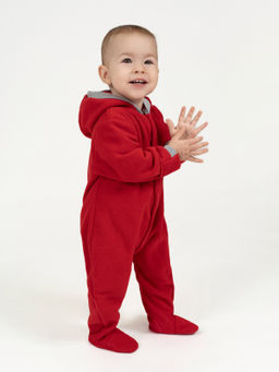 Комбинезон ясельный красный