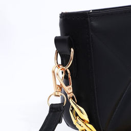 Сумка кросс-боди на молнии, цвет чёрный - Simaland фото 6