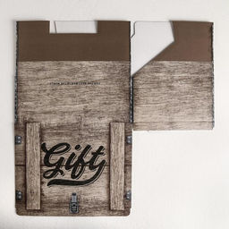 Коробка‒пенал, упаковка подарочная, «GIFT», 26 х 19 х 10 см