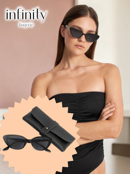Infinity / Очки солнцезащитные жен. Catty черный