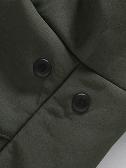 Ветровка мужская софтшелл виндстоппер с капюшоном спортивная цвета хаки 9615_1Kh