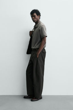 POLO REGULAR FIT / Gris - Zara фото 4