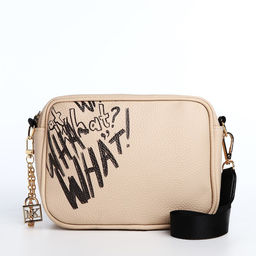 Сумка из искусственной кожи What, 19*14*6 см