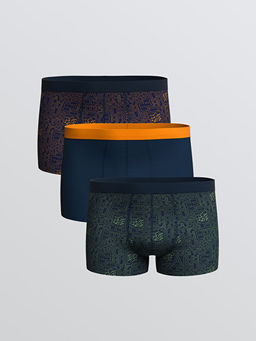 Standart Kal?p Pamuklu Esnek Erkek Boxer 3l?